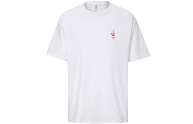 Converse Applique Short-sleeve Tee Unisex White 10020849-102