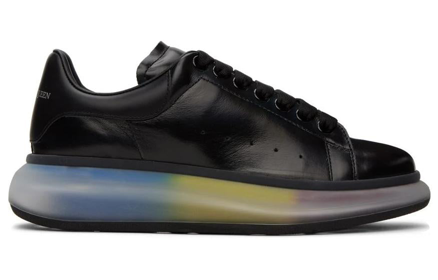 Alexander McQueen Larry Leather Sneakers 'Black Multi' 711153WICN11049