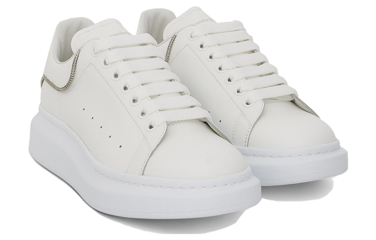 Alexander McQueen Oversized Low-Top Sneakers 'Beige White' 688521WIB9P9071