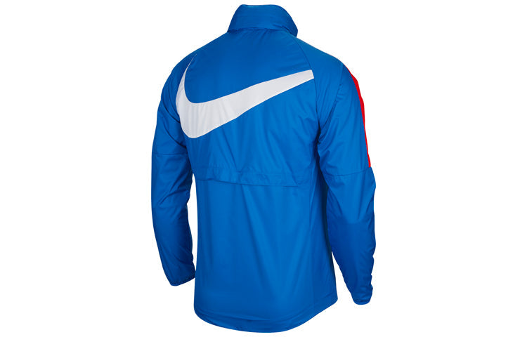 Nike Logo Printing Stand Collar Jacket Blue CT6657-480