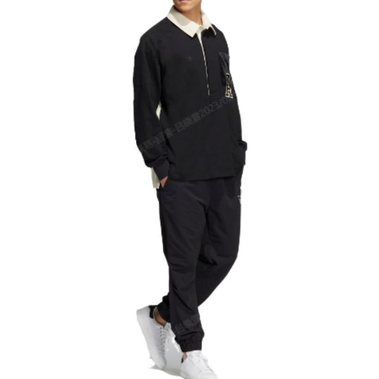 adidas originals Anti University Polo Shirt 'Black' HY7235