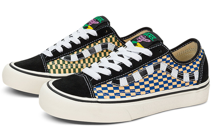 Vans Style 36 Decon VR3 Surf 'Black Blue Yellow' VN0007R2CRM