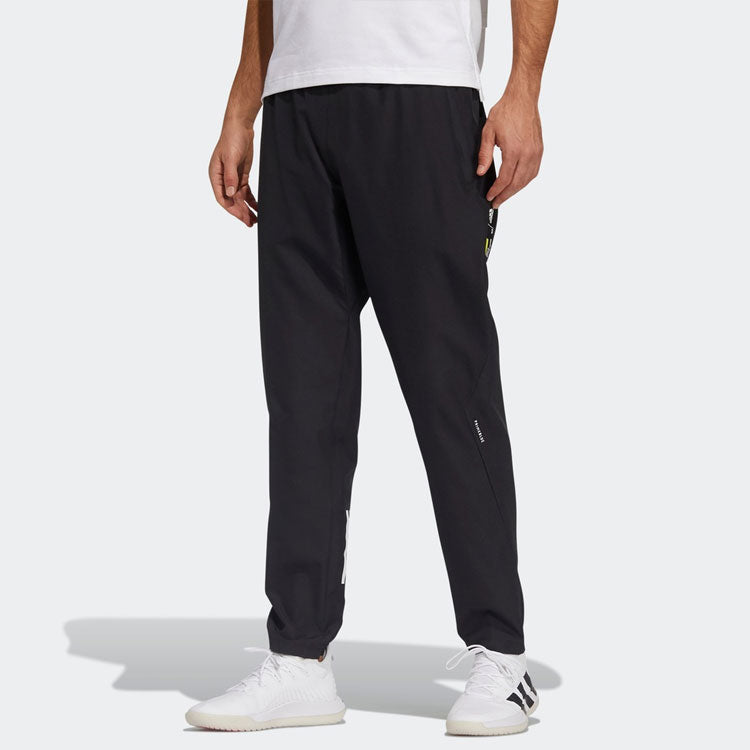 Men's adidas Tec Woven Pnt Solid Color Sports Stylish Long Pants/Trousers Black GL8698