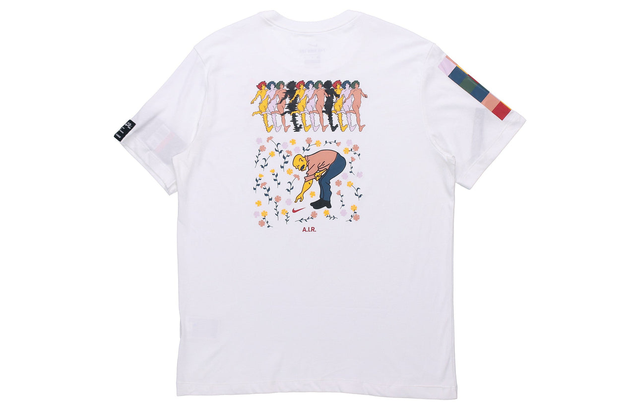 Nike Dry-Fit Funny Printing Short Sleeve White CT3845-100