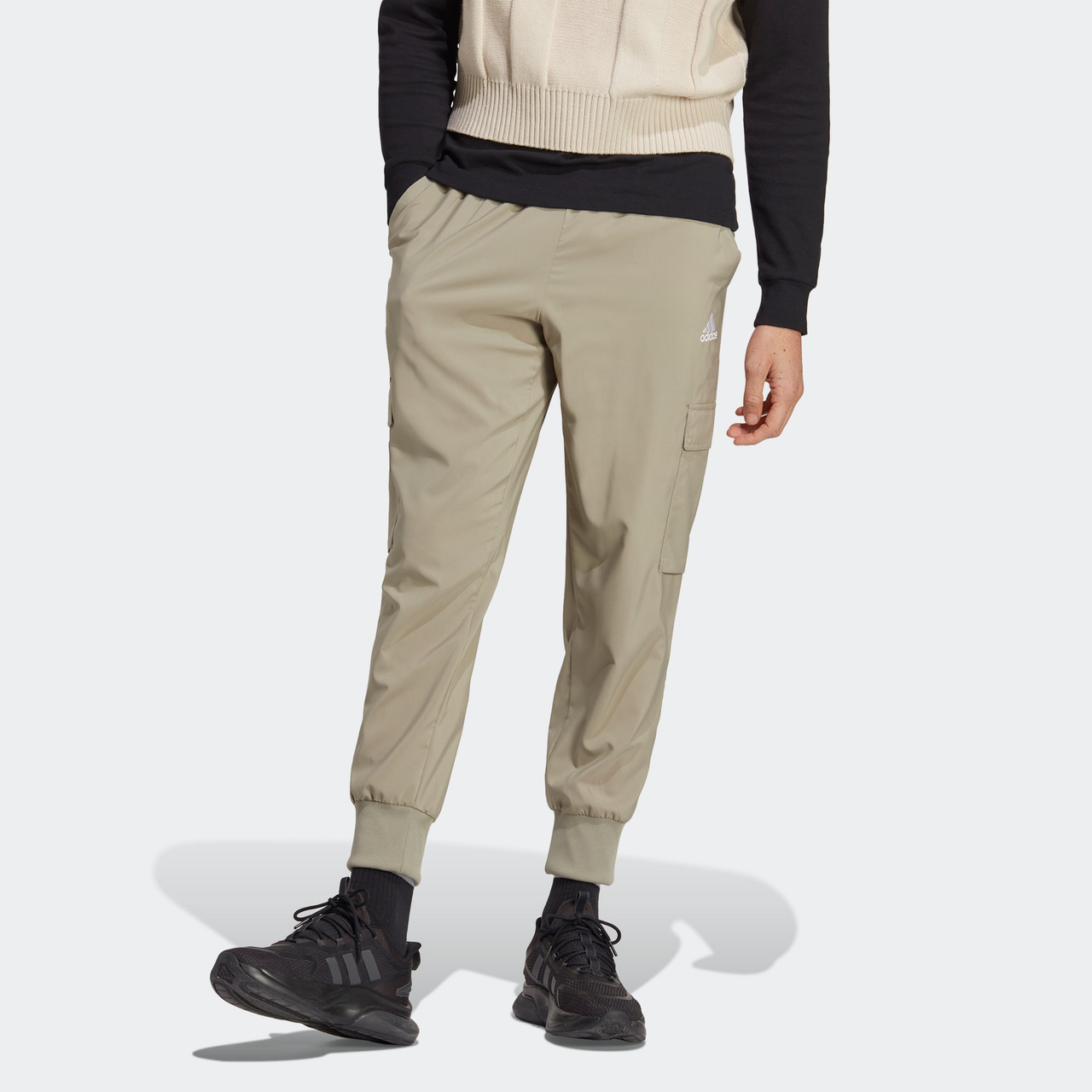 adidas Essentials Cargo Ankle-Length Pants 'Tan' HA4352