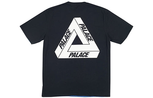 PALACE Reverso T-Shirt Black Purple Logo Printing Short Sleeve Unisex 'Black Blue' PAL-SS18-002