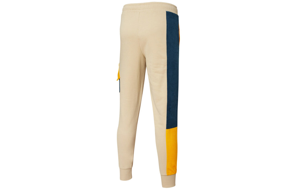 PUMA Retro Sweatpants 'Beige Black Orange' 534684-12