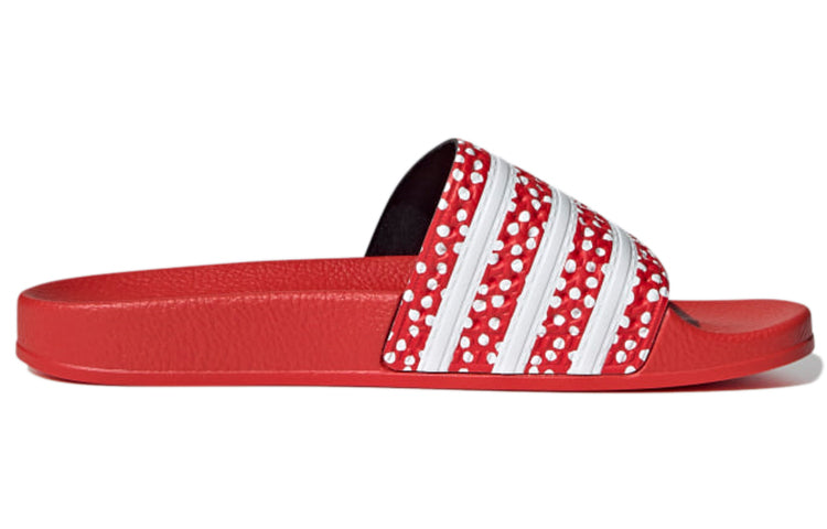 (WMNS) adidas Adilette Slide 'Polka - Vivid Red' FX5921