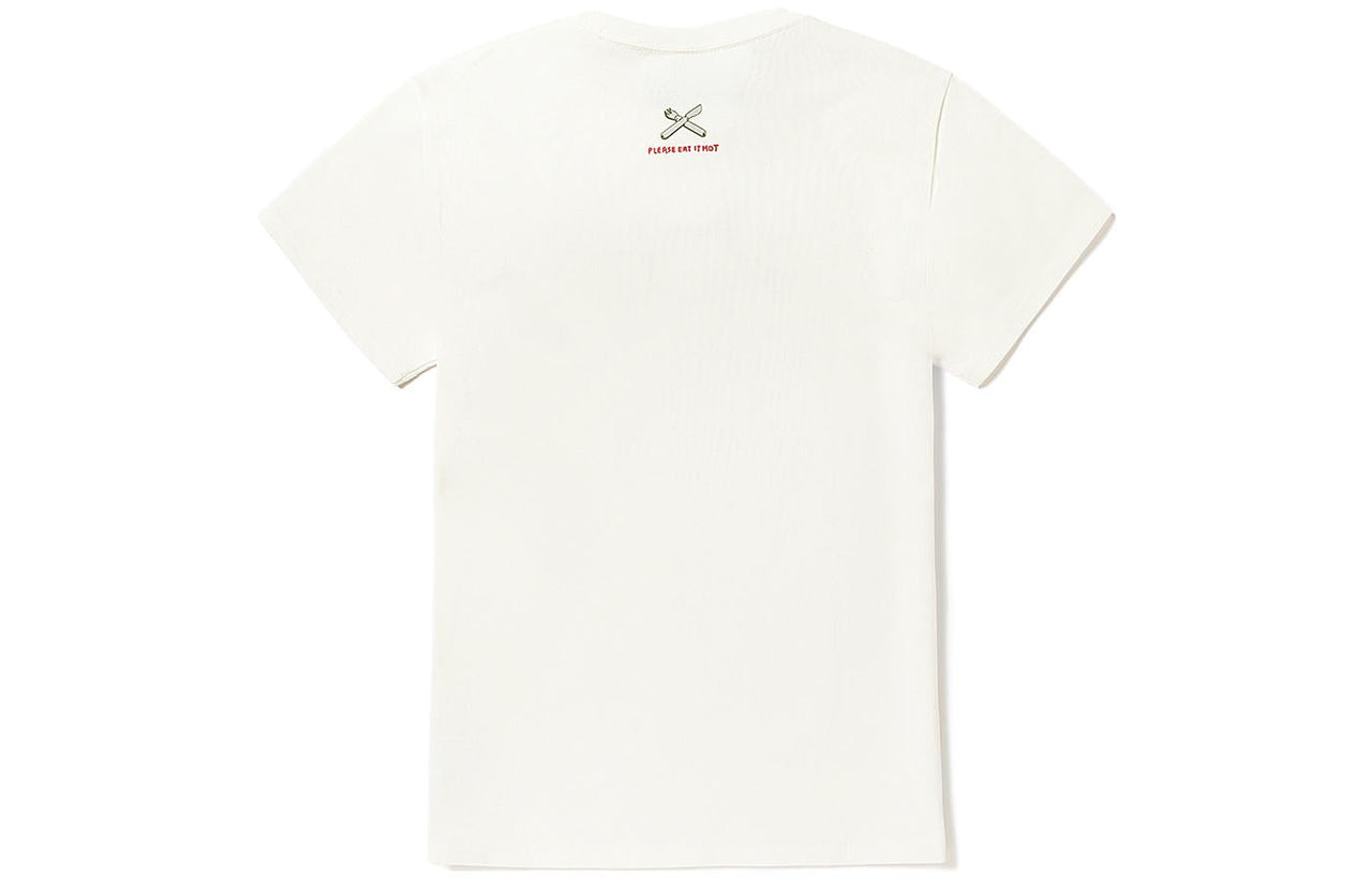 (WMNS) Vans X Otw Art Collection NUTTSH Wanton T-shirt 'Marshmallow' VN000EW5FS8