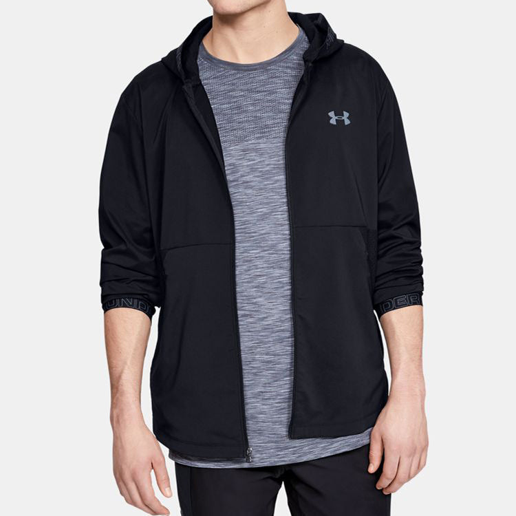 Under Armour UA Vanish Woven Training Sports Jacket Black 1345301-001