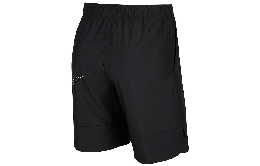Nike DRI-FIT Logo Printing Elastic Waistband Shorts Black DX6306-010