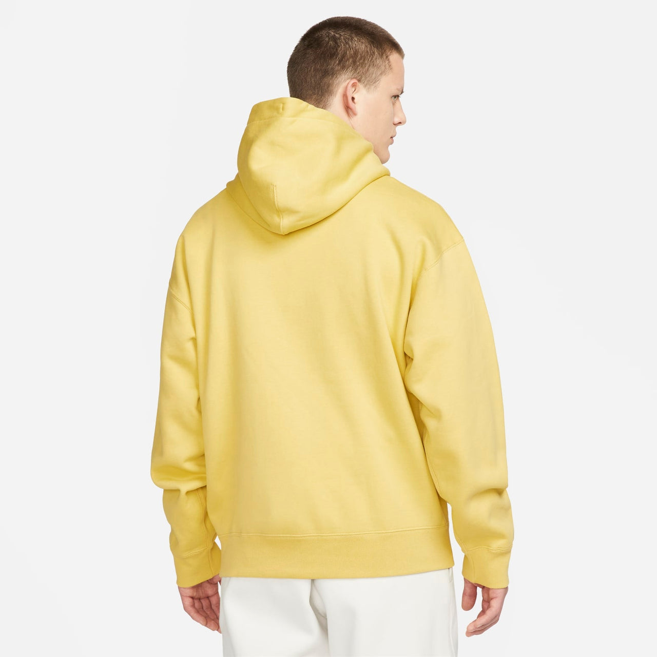 Nike Solo Swoosh Fleece Hoodie 'Yellow' DX1355-700