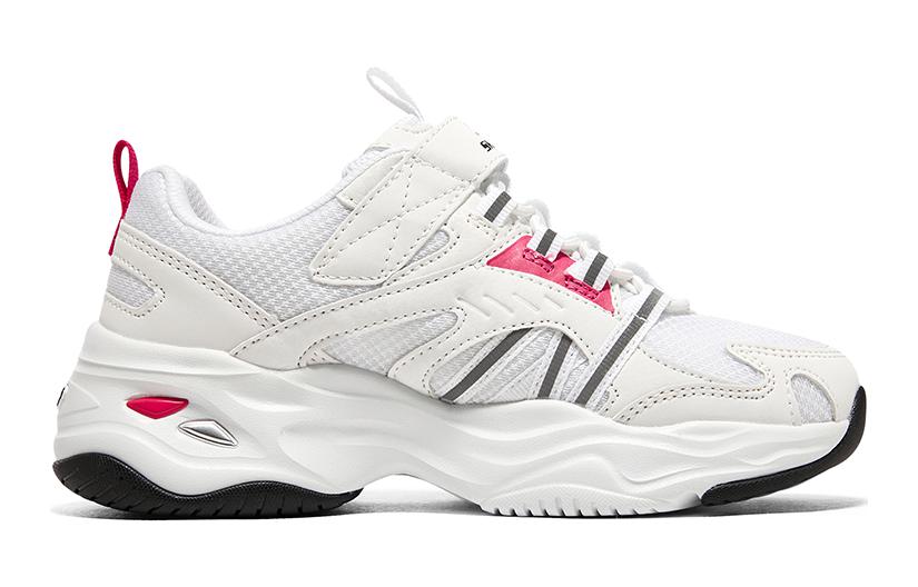 (GS) Skechers D'lites 4.0 'White Red Black' 302586L-WBK