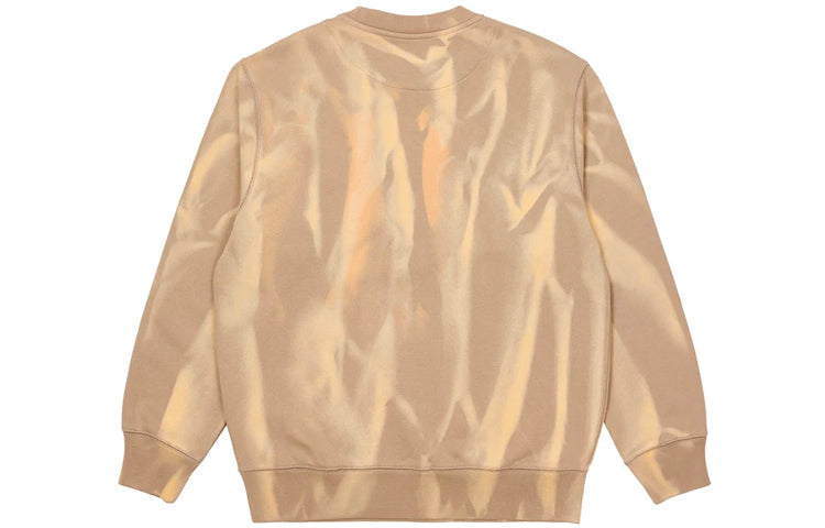 PALACE Try-Dye Tie Dye Round Neck Alphabet Sports Cream Yellow P20CS014