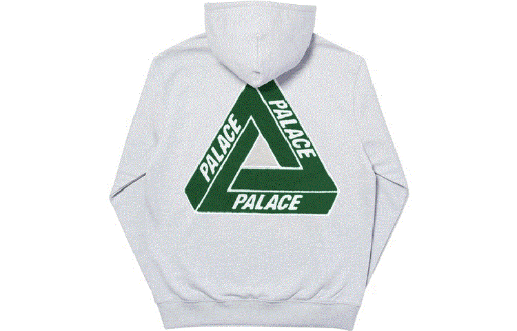 Palace Tri-Chenille Hoodie 'Grey' P18CS140