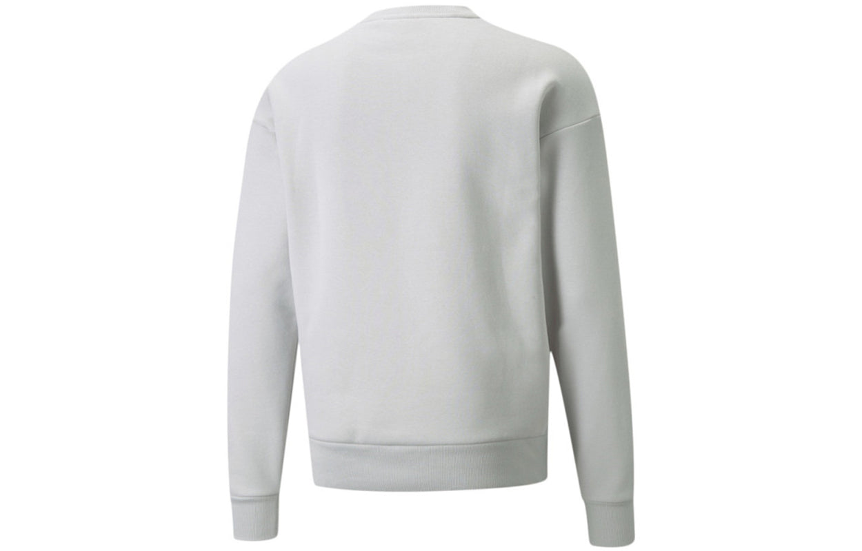 PUMA Protec.t Crew Chest Zipper Pocket Pullover Round Neck Sports light grey 534404-09