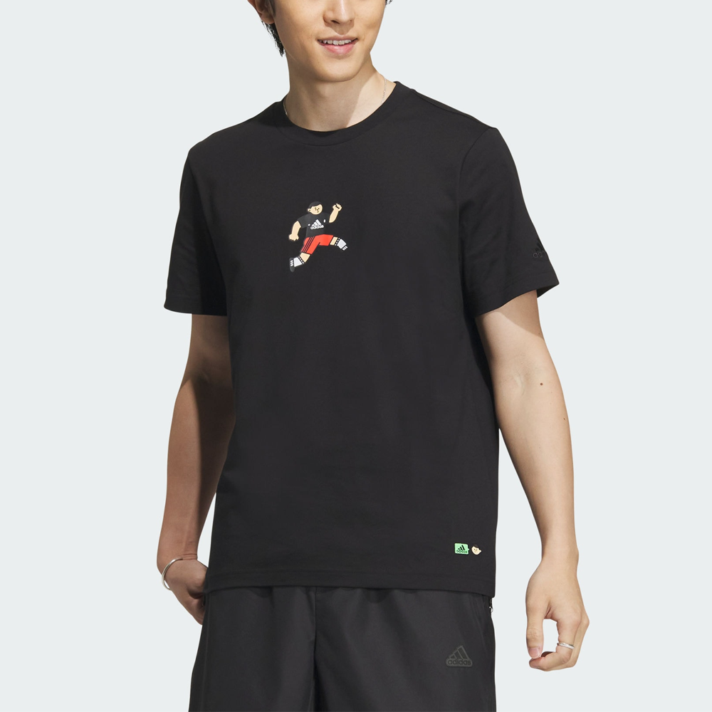 adidas Graphic Story T-shirt 'Black' IA8115