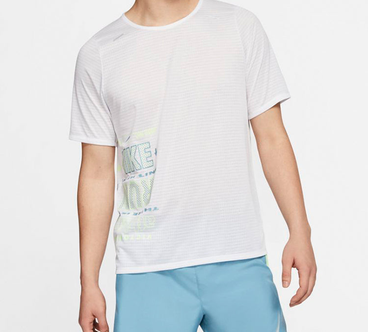 Nike Rise 365 Future Fast Nike Run Running Short Sleeve White CK0678-100