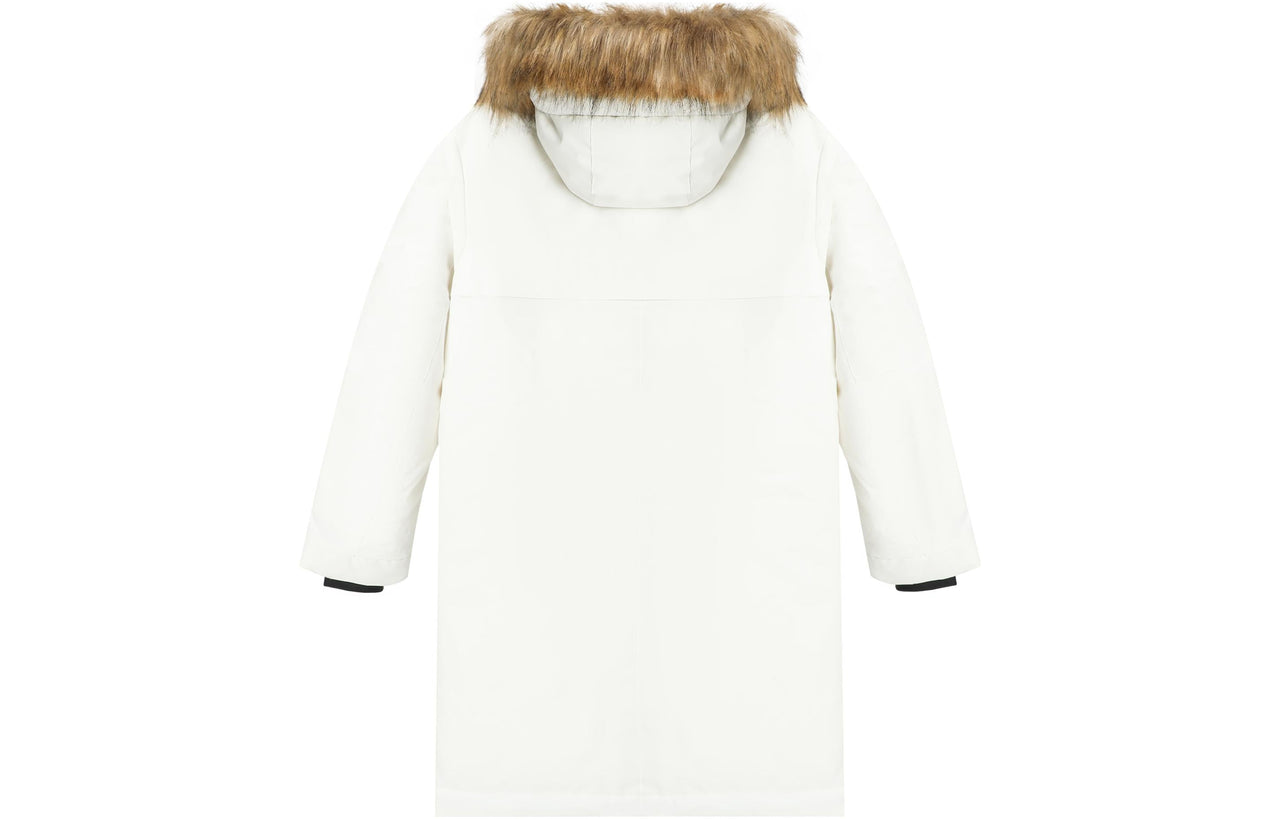 New Balance Long Puff Down Jacket 'White' 5PC44303-IV