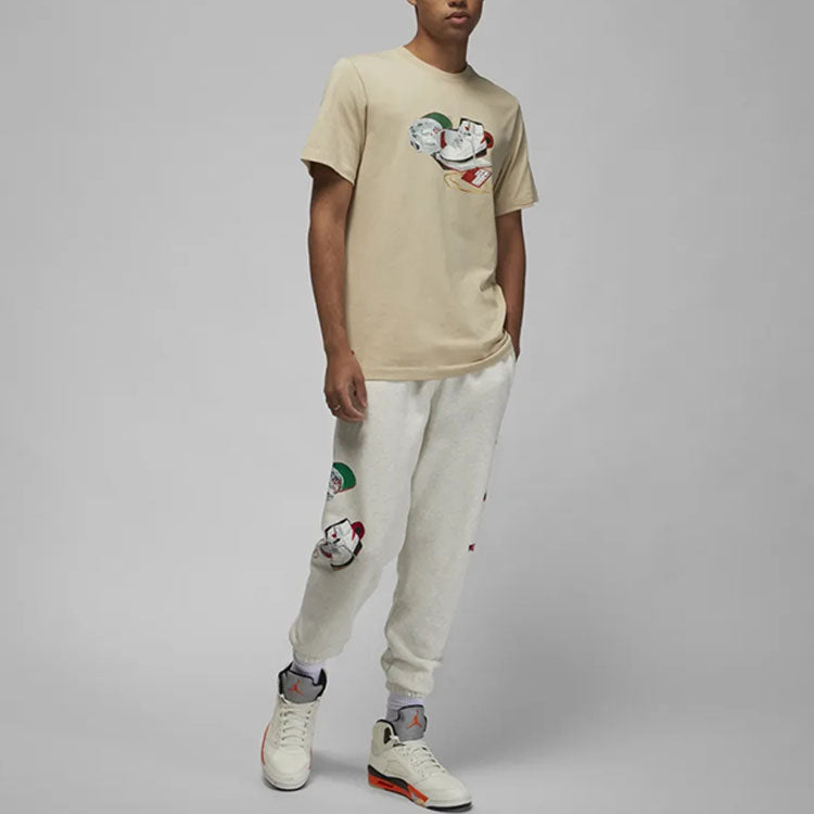 Air Jordan Flight Artist Series By Jacob Rochester Graphic T-Shirt 'Rattan' DV1440-206