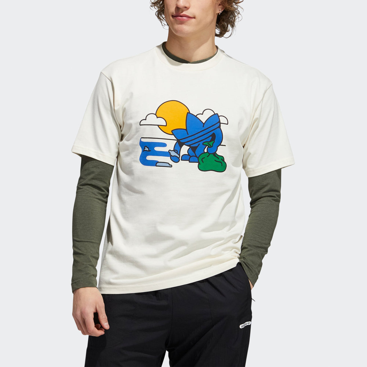 adidas originals Treffy Recycles Logo Tee H32304