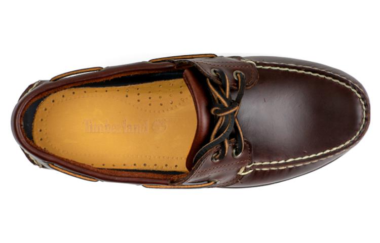 Timberland 2-Eye Lug Handsewn Boat Shoe 'Brown' 25077W