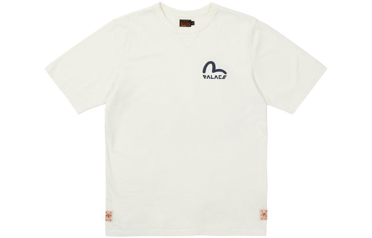 Palace X Evisu Seagull Logo T-Shirt 'White' P21EVTS004