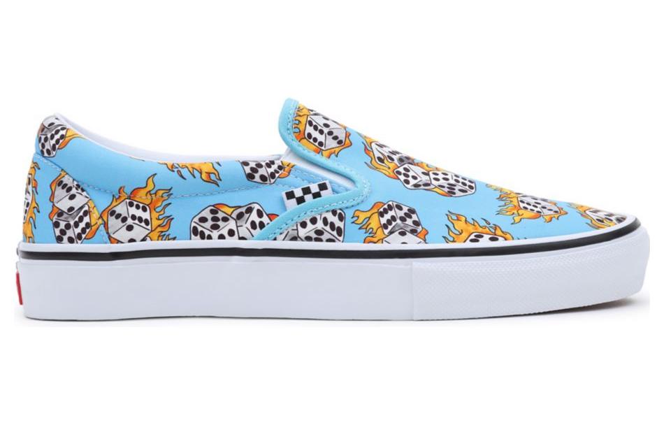 Vans Skate Slip-On 'Blue Flame Dice' VN0A5FCABM6