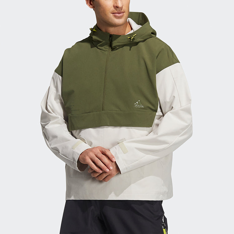 adidas Th Jacket Woven Anorak Green/White GP0968