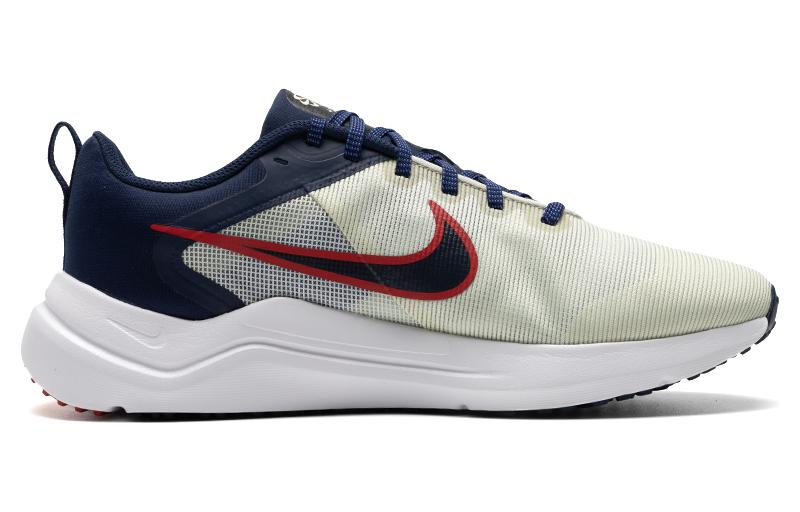 Nike Downshifter 12 Road Running Shoes 'White Red Midnight Navy' DD9293-012