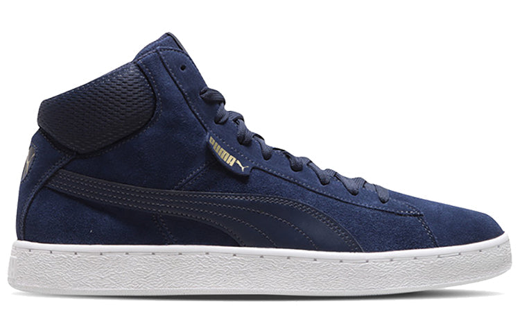 PUMA 1948 Mid Blue/White/Gold Mid Casual Board Shoes 359138-15