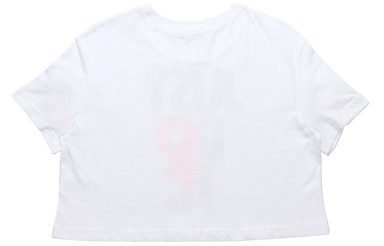 (WMNS) Nike Nsw Rebel Crop Short Sleeve White BV7171-100