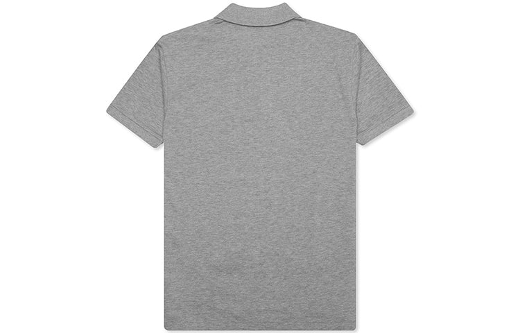 COMME des GARCONS PLAY Polo Black Emblem 'Grey' AZ-T078-051-1