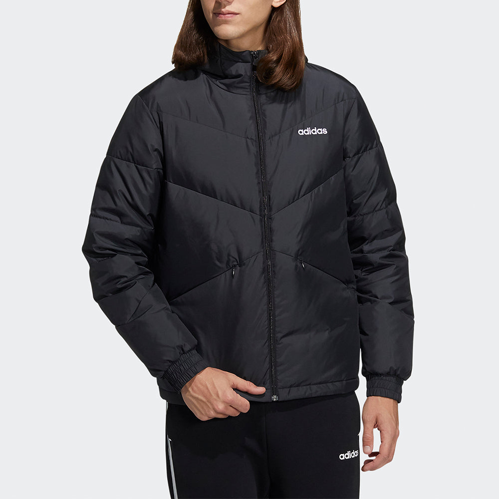 adidas neo M Dwn Cb St Jkt Back Large Logo Sports hooded down Jacket Black H45264