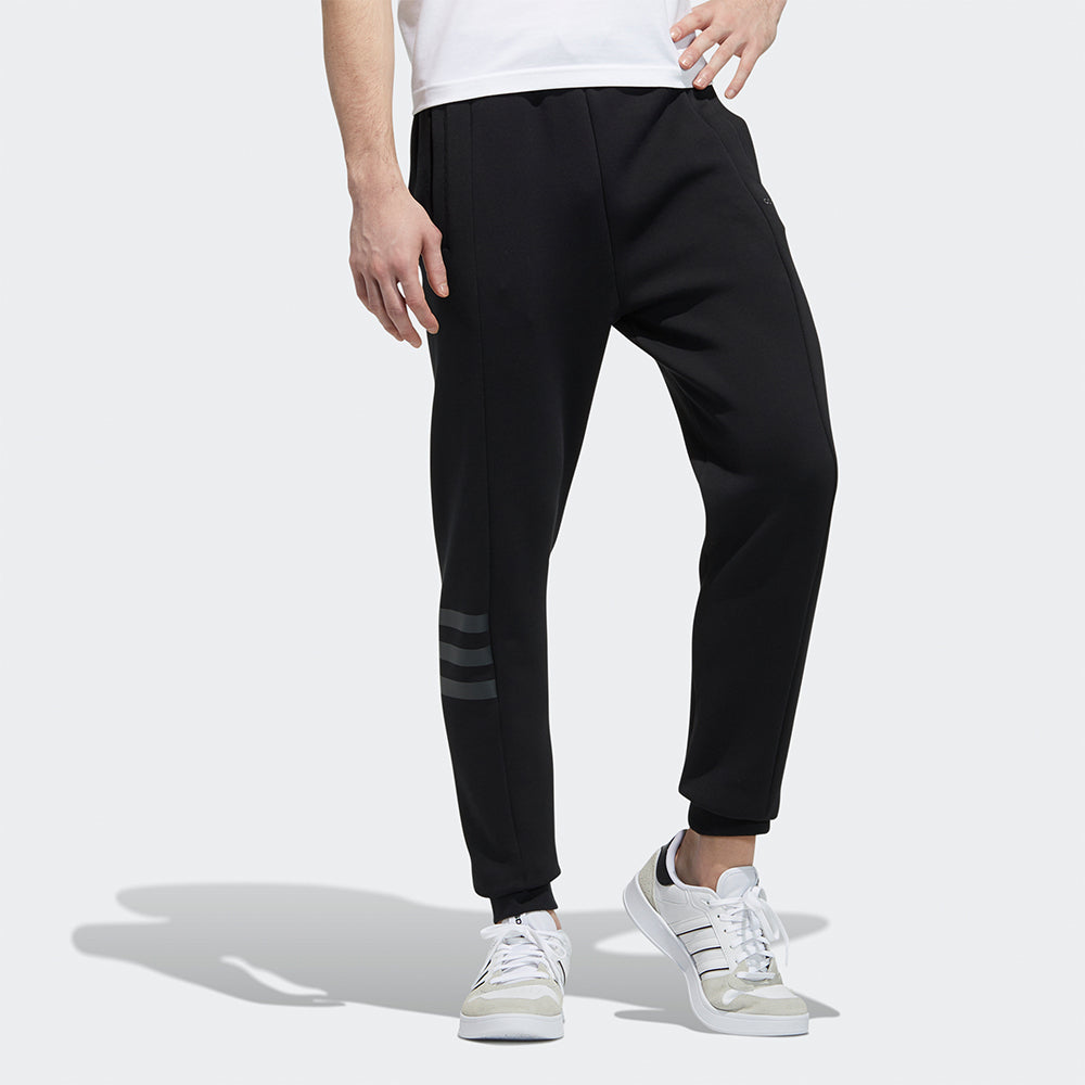 adidas neo M Cs Dk Tp Casual Sports Bundle Feet Long Pants Black GP5705