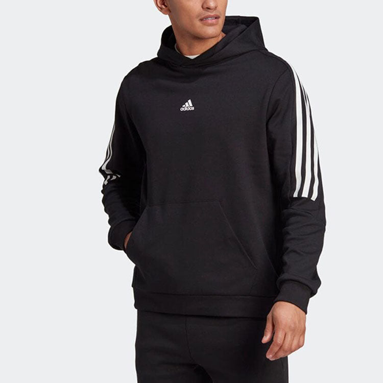 adidas Future icon 3-stripes hoodie 'Black' HK4572