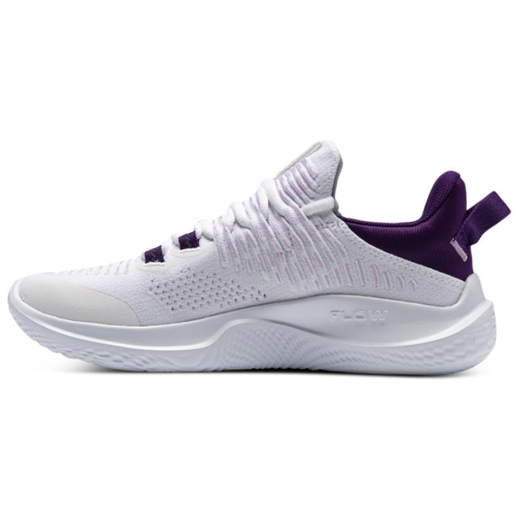 (WMNS) Under Armour Flow Dynamic IntelliKnit 'White Purple' 3027284-100