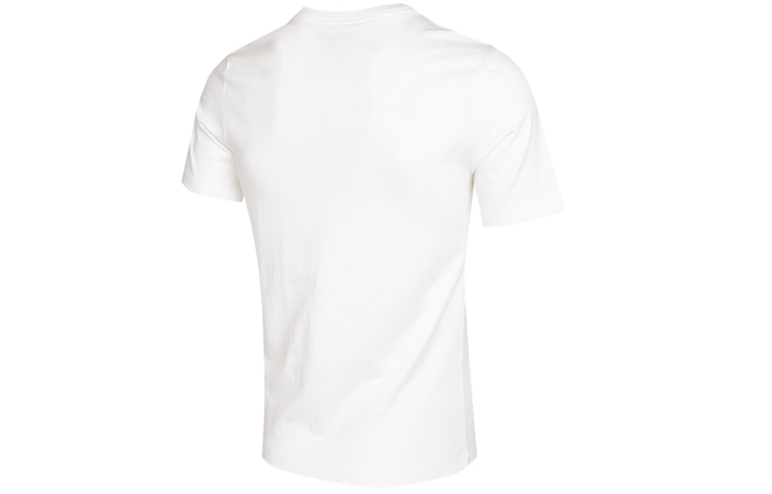 Nike Contrasting Colors Logo Printing Sports Round Neck Short Sleeve White DM3548-100