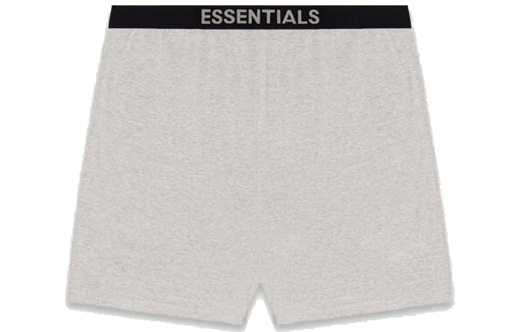 Fear of God Essentials FW20 Lounge Shorts 'Heather Oatmeal' FOG-FW20-176