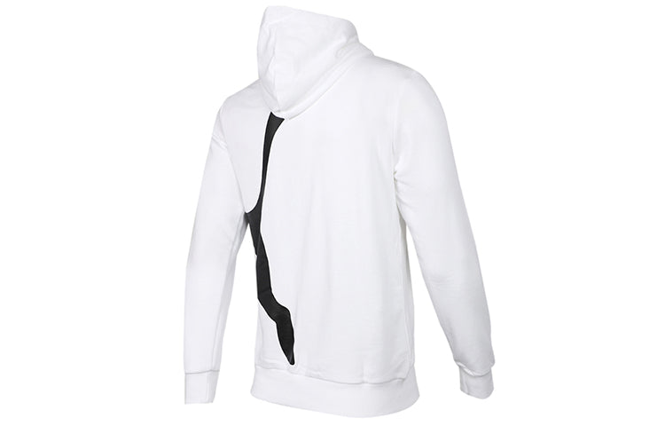 PUMA Knit Casual hooded Long Sleeves Pullover White 580566-02
