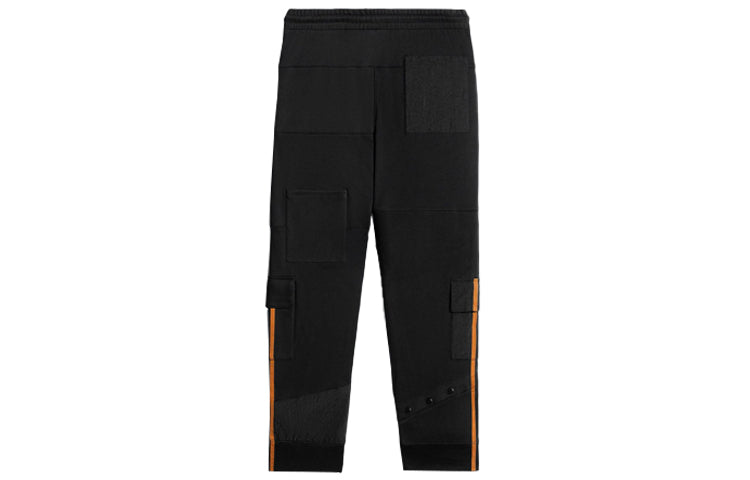 adidas originals x Ivy Park Crossover Cargo Sweatpants Couple Style Black H38828