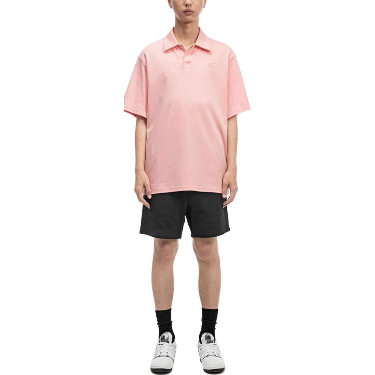 New Balance x Nice Rice SS23 Polo T-Shirt 'Pink' 5FD27041-PK