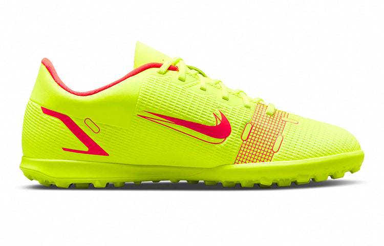 (GS) Nike Jr Mercurial Vapor 14 Club TF Turf K Soccer Shoes Yellow CV0945-760