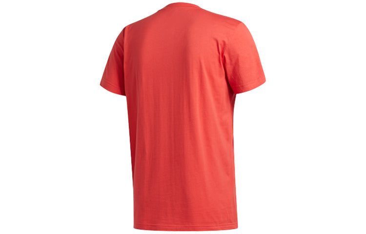 adidas Basketball Sports Round Neck Short Sleeve Red FT8837