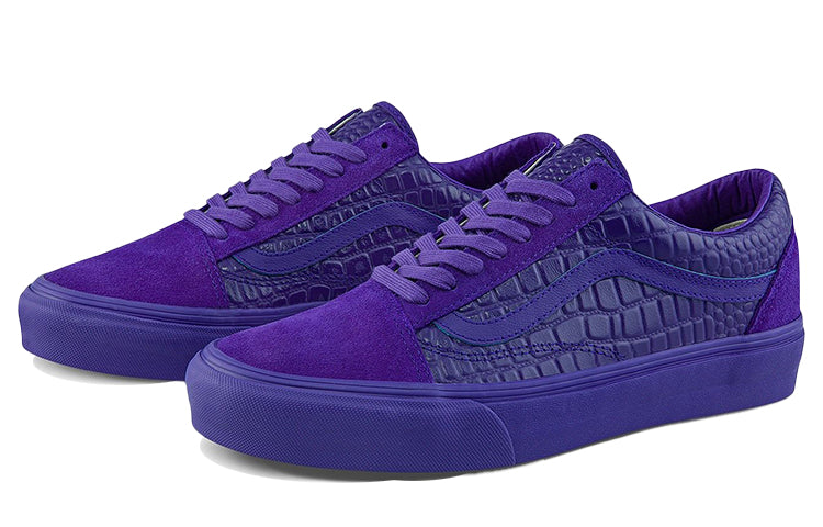 Vans Old Skool VLT LX 'Croc Skin - Deep Blue' VN0A4BVF2TP