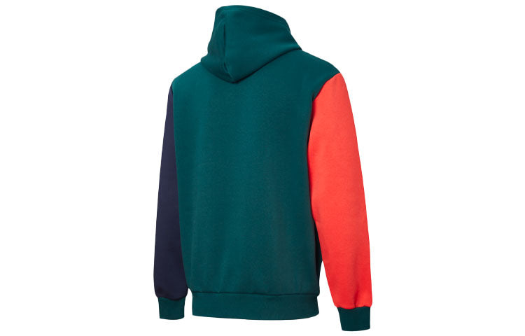 PUMA Winter Embroidered Logo Colorblock Fleece Lined Stay Warm Green 531276-88