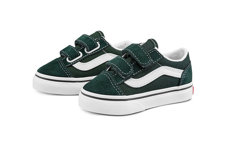 Vans Old Skool V Low-Top Sneakers Green TD 'Green White' VN000D3YQSU