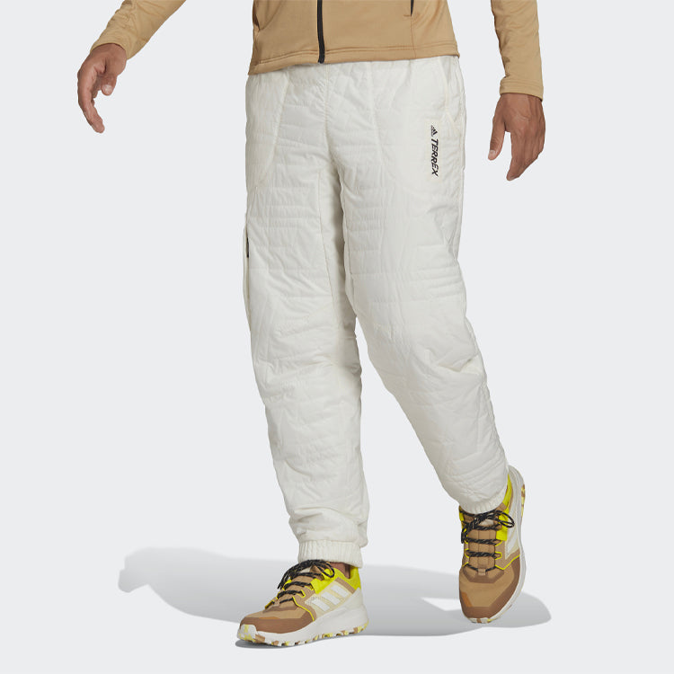 adidas Terrex Outdoor Stay Warm Bundle Feet Sports Pants/Trousers/Joggers White GQ3681