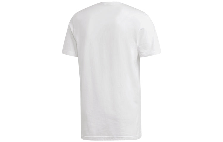 adidas Alphabet Logo Sports Short Sleeve White DV3050