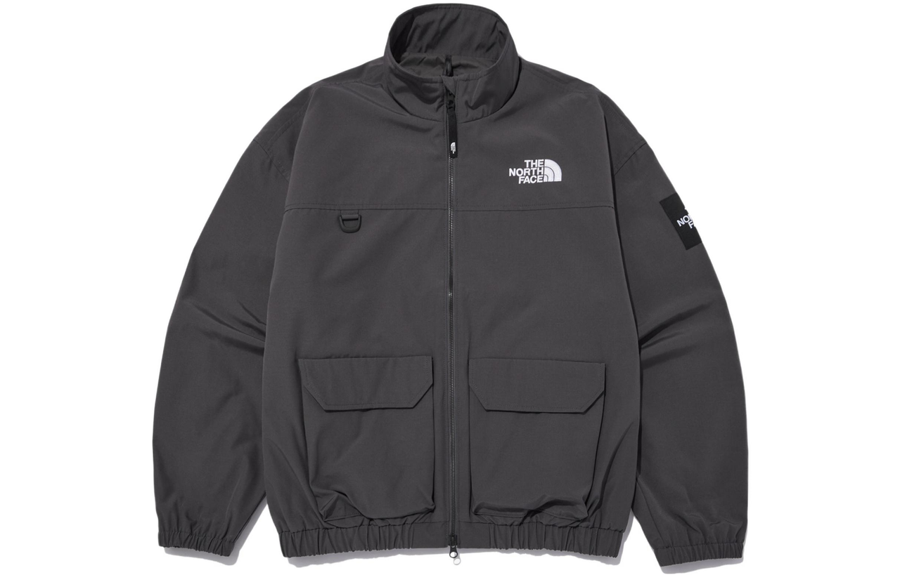 THE NORTH FACE FW22 Logo Crop Jacket 'Grey' NJ3BN51L